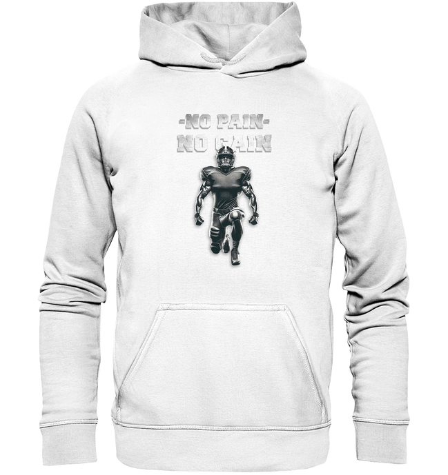No Pain No Gain Metal - Basic Unisex Hoodie