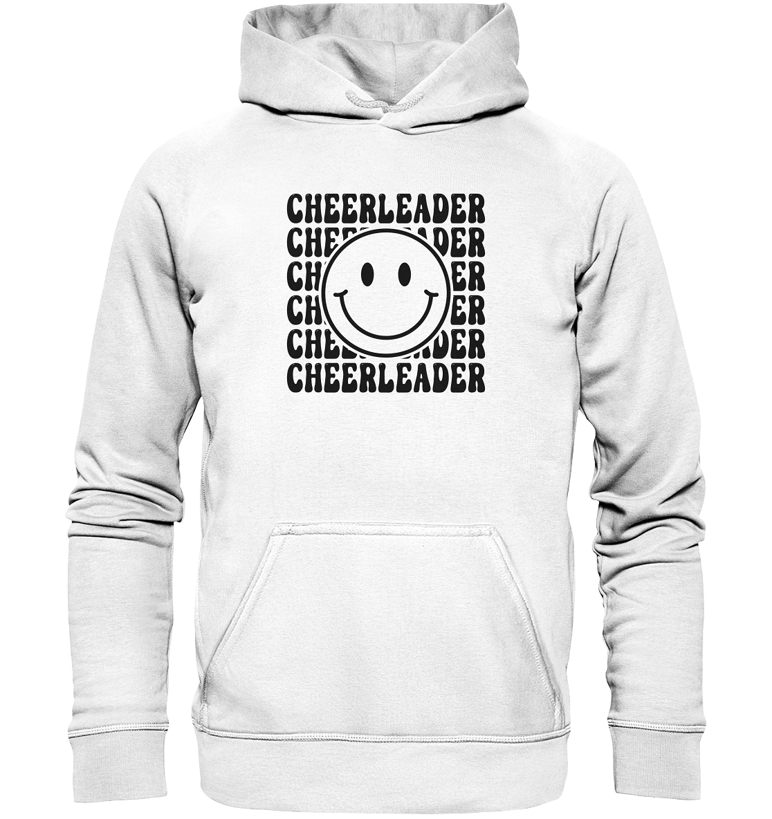 Cheerleader Smiley - Basic Unisex Hoodie