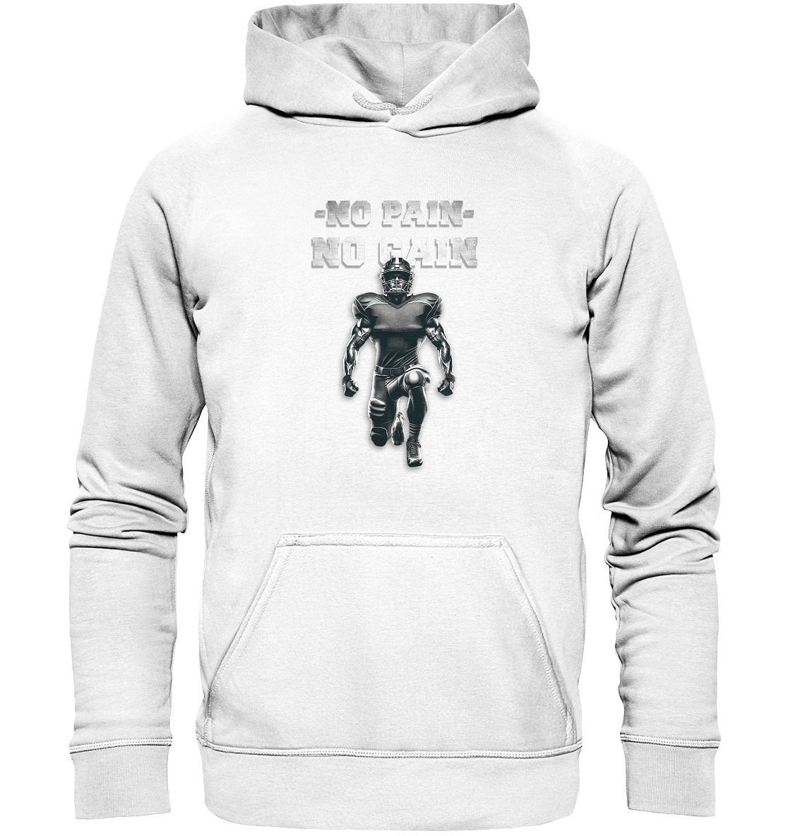 No Pain No Gain Metal - Basic Unisex Hoodie
