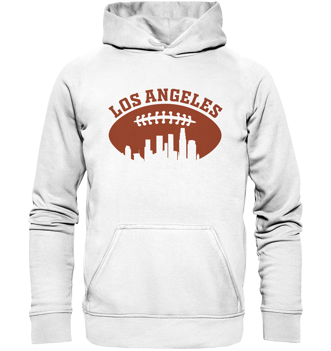 Los Angeles Football Silhouette - Basic Unisex Hoodie