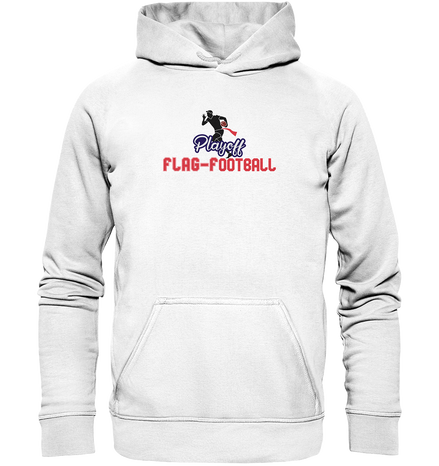 Playoff Flag Football  Men red - Basic Unisex Hoodie