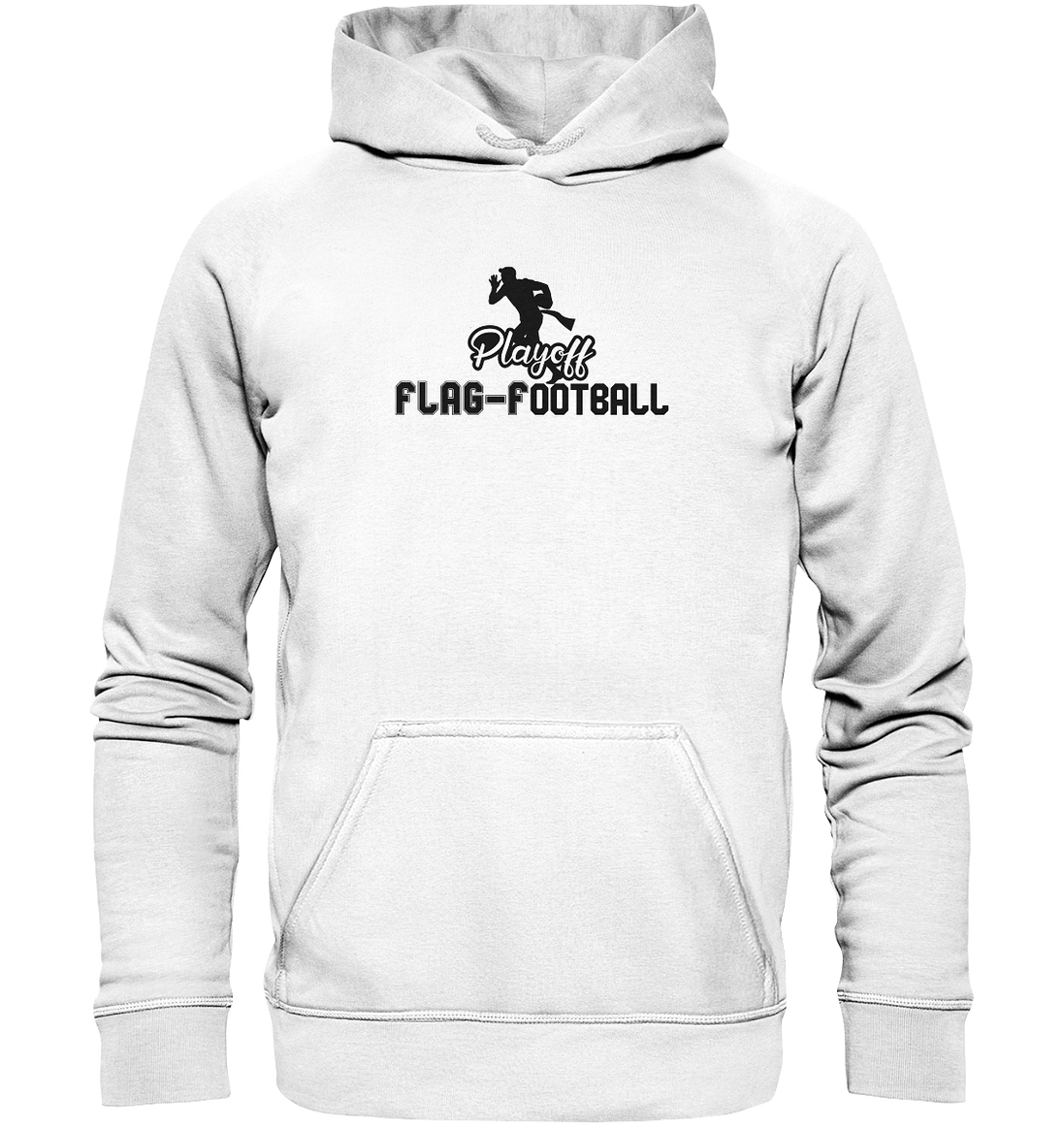 Playoff Flag Football  Men black - Basic Unisex Hoodie