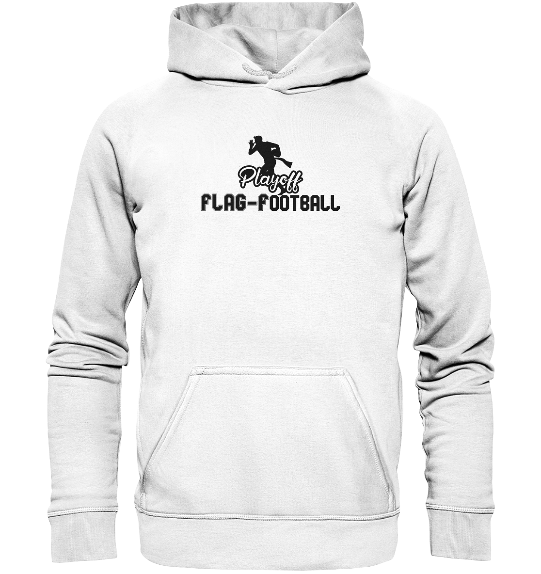 Playoff Flag Football  Men black - Basic Unisex Hoodie