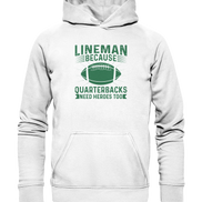 Lineman Heroes Green - Basic Unisex Hoodie