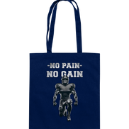 No Pain No Gain Metal  - Baumwolltasche