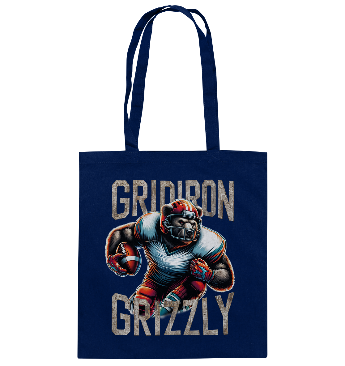 Gridiron Grizzly - Cotton Bag