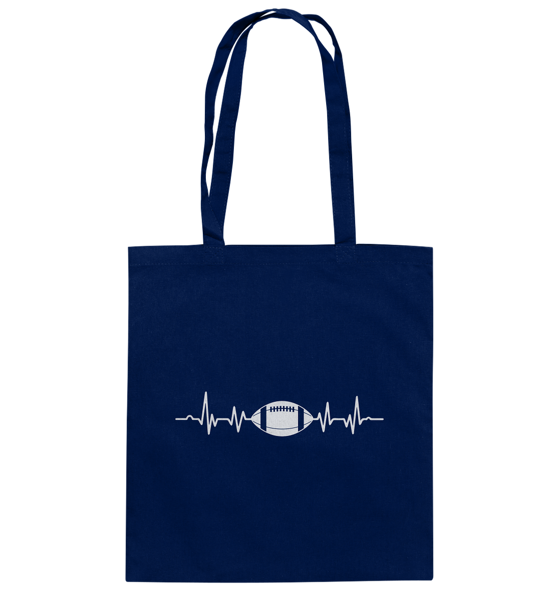 Football Heartbeat - Cotton Bag