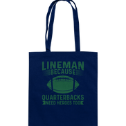 Lineman Heroes Green - Baumwolltasche