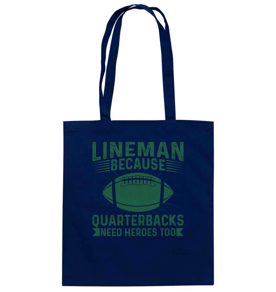 Lineman Heroes Green - Baumwolltasche