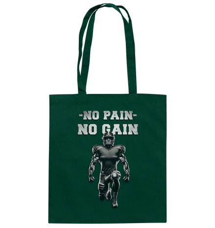 No Pain No Gain Metal  - Baumwolltasche