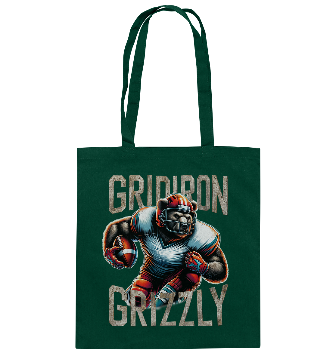 Gridiron Grizzly - Cotton Bag