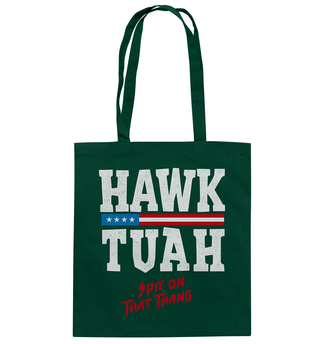 Hawk Tuah White - Cotton Bag