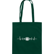 Football Heartbeat - Cotton Bag