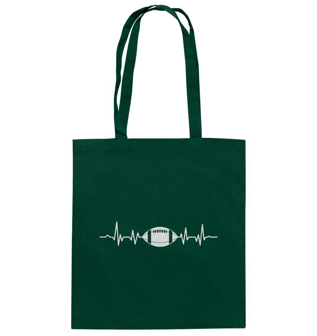 Football Heartbeat - Cotton Bag