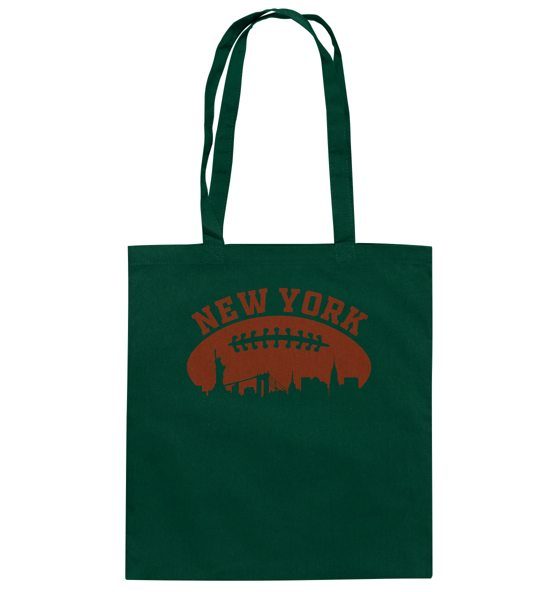 New York Football Silhoutte  - Baumwolltasche