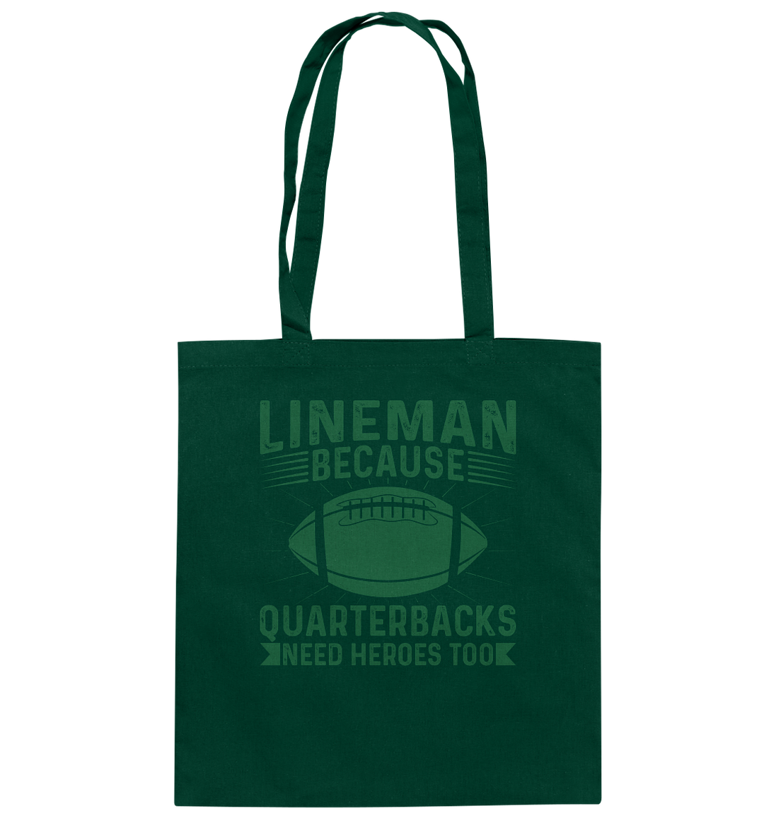 Lineman Heroes Green - Baumwolltasche