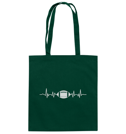 Football Heartbeat - Baumwolltasche
