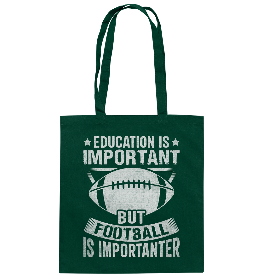 Football is importanter - Baumwolltasche