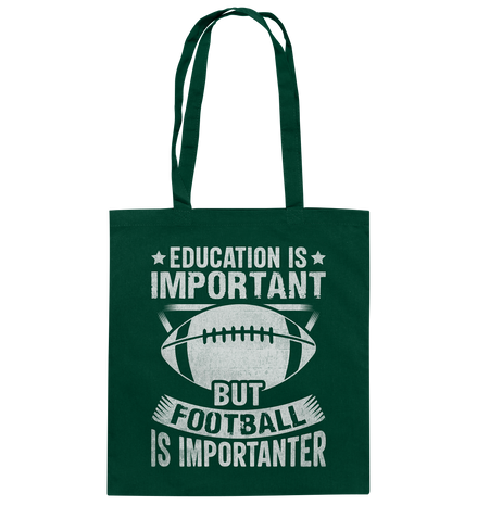 Football is importanter - Baumwolltasche