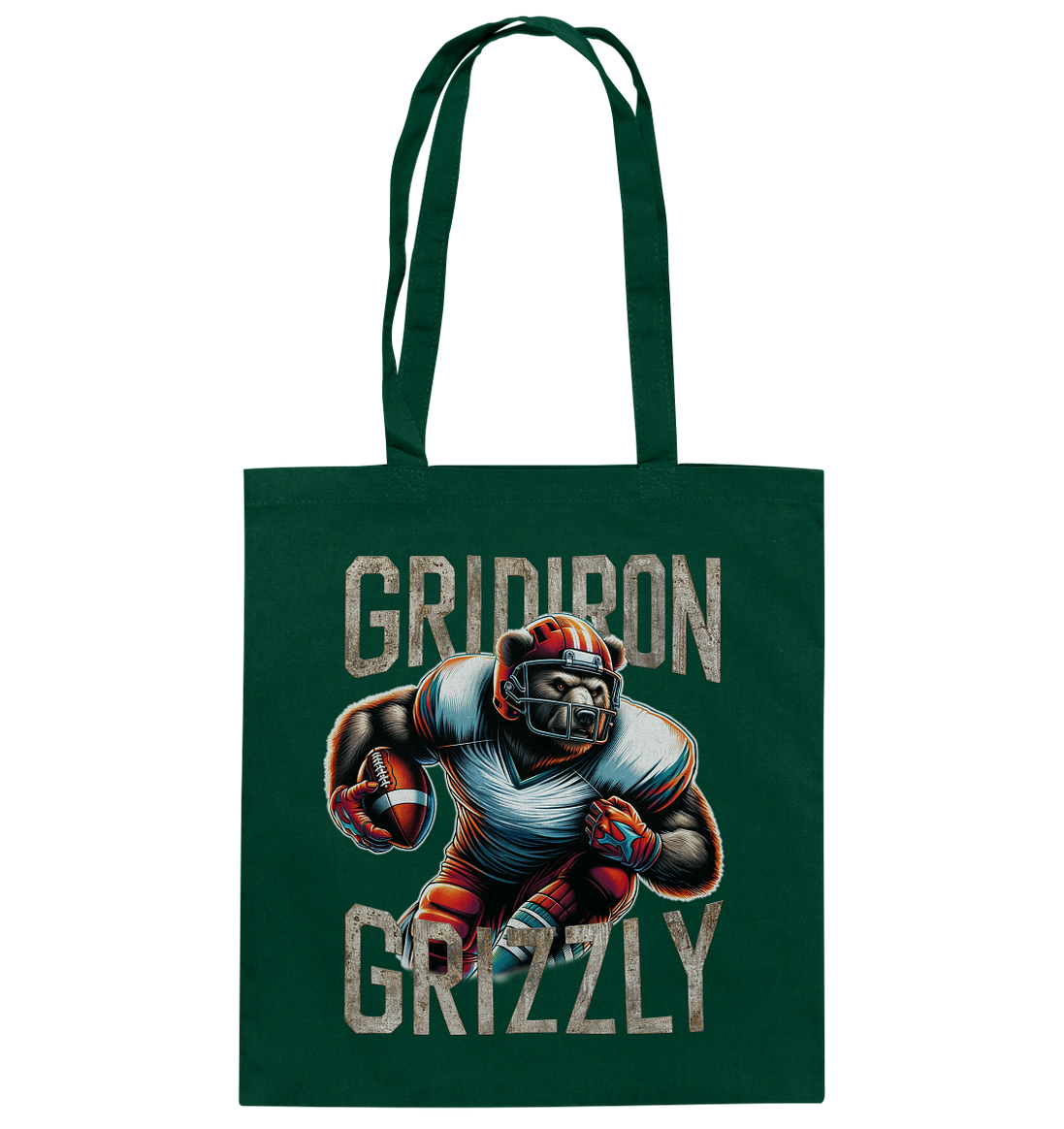 Gridiron Grizzly - Cotton Bag