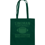 Lineman Heroes Green - Baumwolltasche