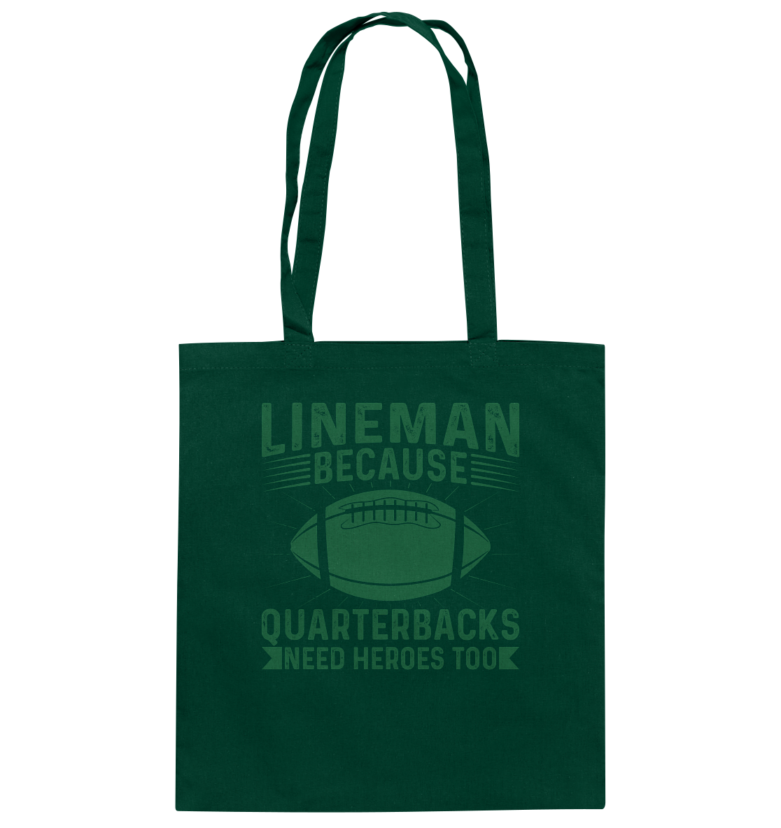 Lineman Heroes Green - Baumwolltasche