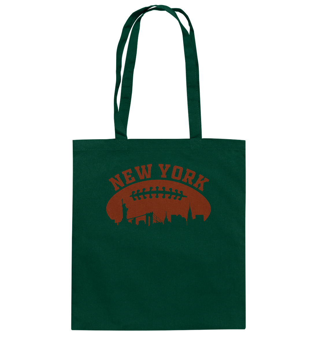 New York Football Silhoutte  - Baumwolltasche