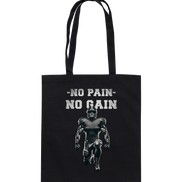 No Pain No Gain Metal  - Baumwolltasche