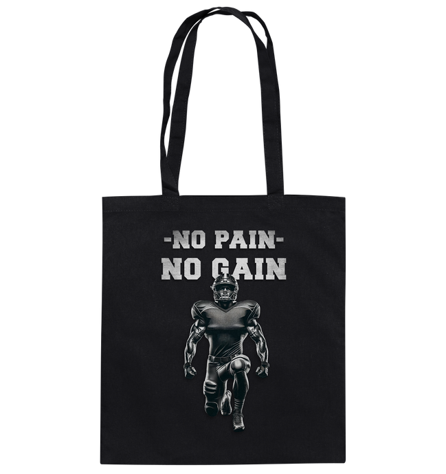 No Pain No Gain Metal  - Baumwolltasche