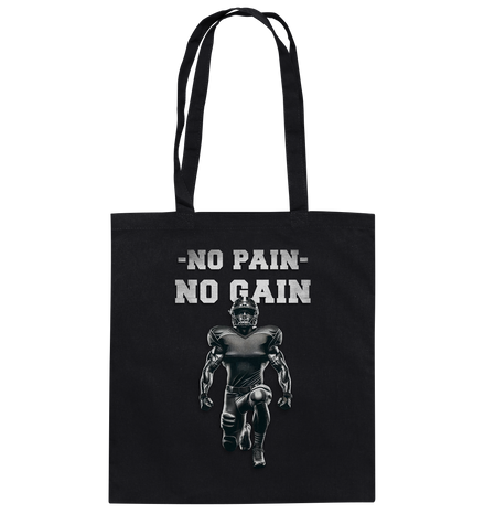 No Pain No Gain Metal  - Baumwolltasche