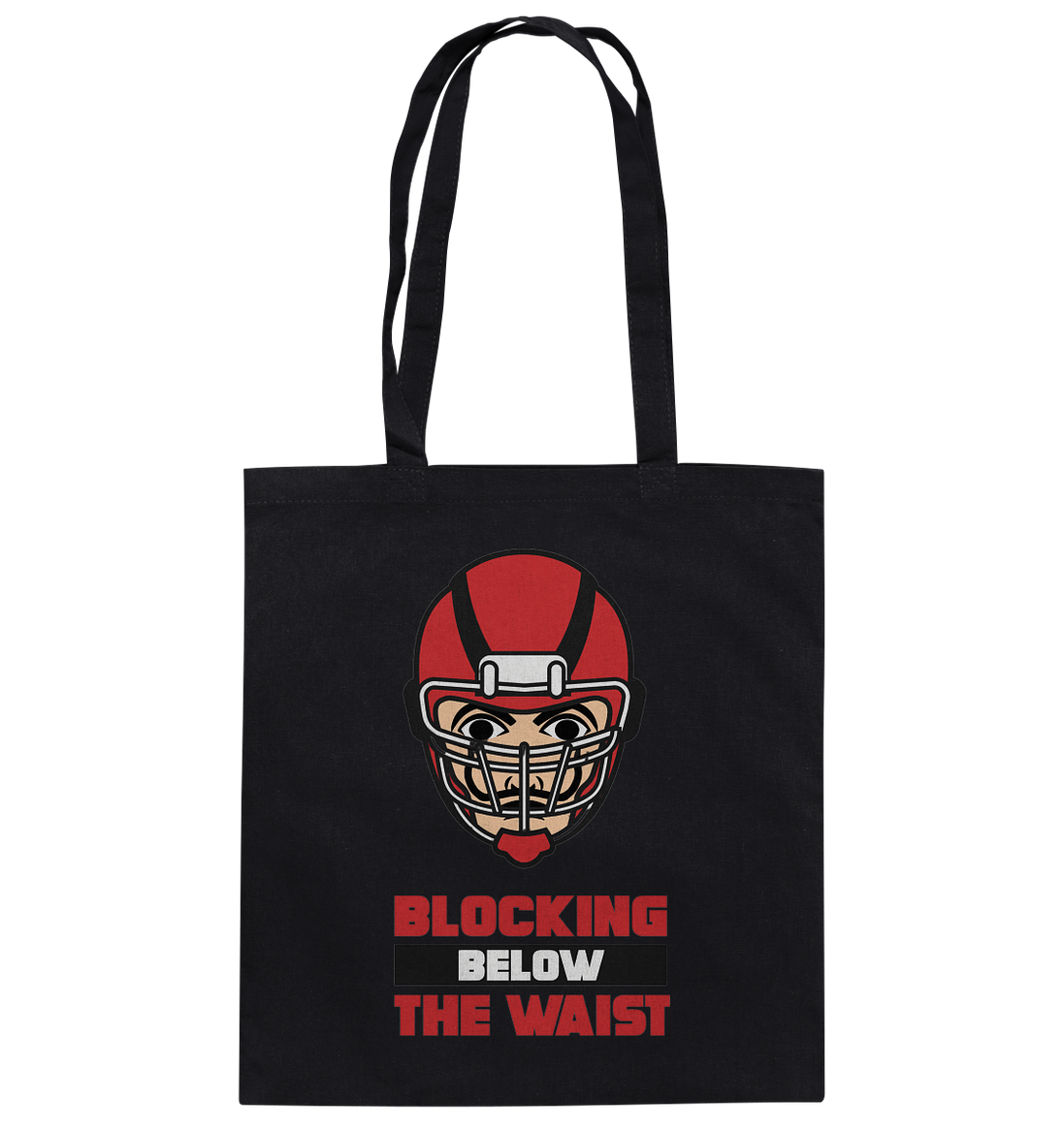 Blocking Below The Waist - Cotton Bag
