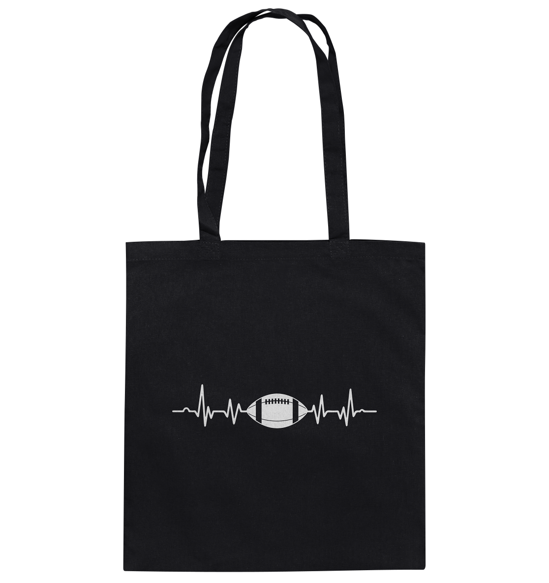 Football Heartbeat - Cotton Bag