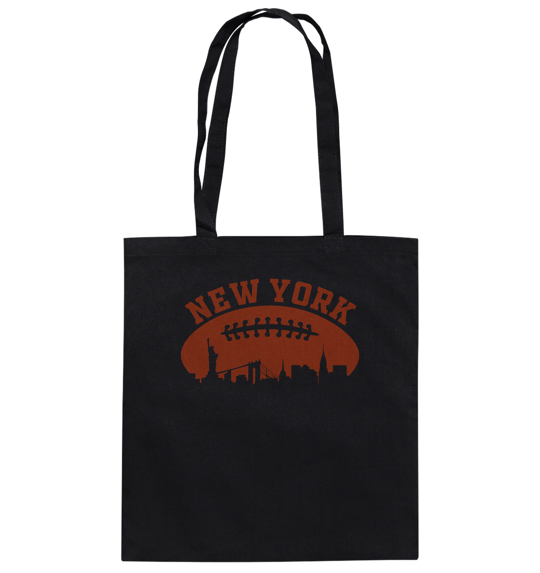 New York Football Silhoutte  - Baumwolltasche