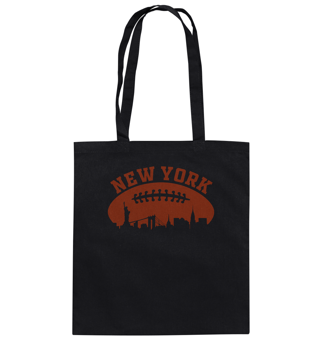 New York Football Silhoutte  - Baumwolltasche