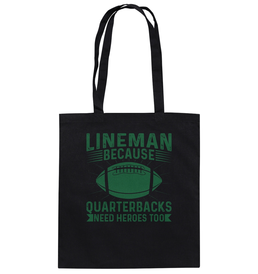 Lineman Heroes Green - Baumwolltasche