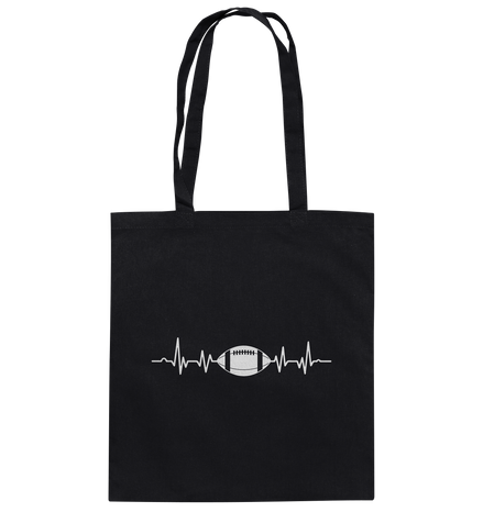 Football Heartbeat - Baumwolltasche