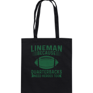 Lineman Heroes Green - Baumwolltasche
