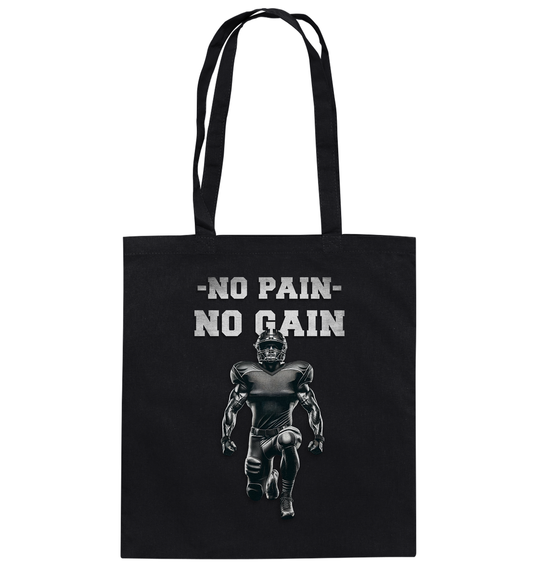 No Pain No Gain Metal  - Baumwolltasche