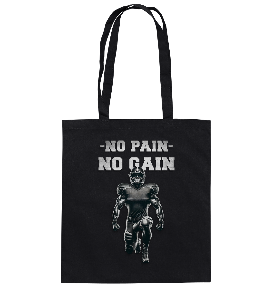 No Pain No Gain Metal  - Baumwolltasche