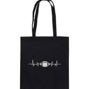 Football Heartbeat - Cotton Bag