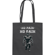 No Pain No Gain Metal  - Baumwolltasche