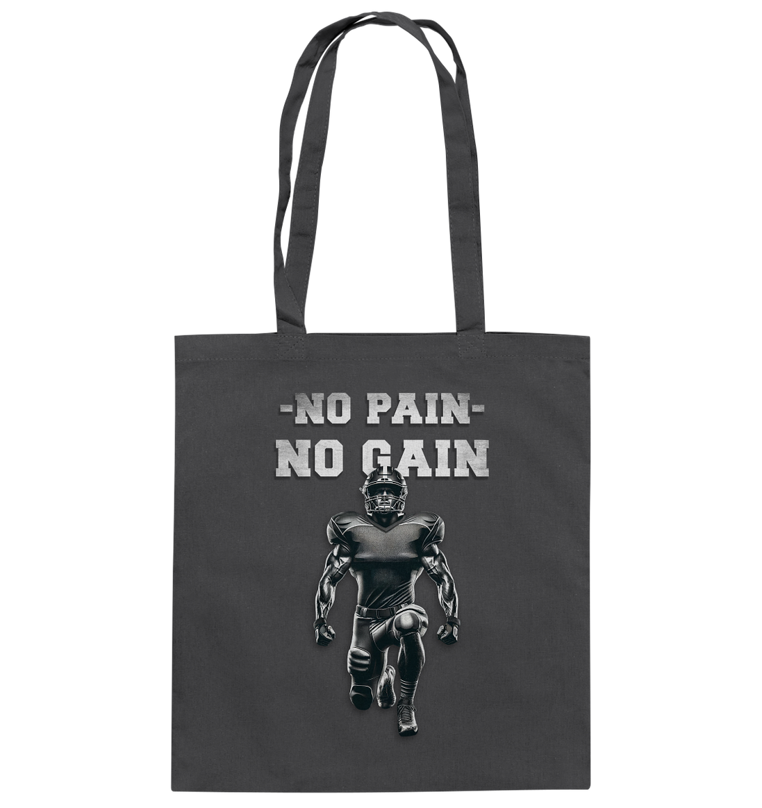 No Pain No Gain Metal  - Baumwolltasche