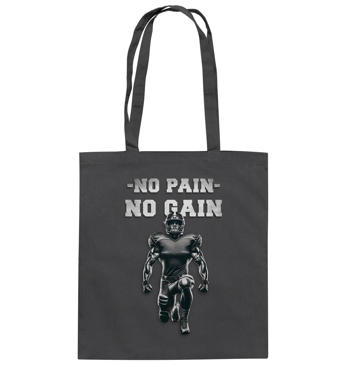 No Pain No Gain Metal  - Baumwolltasche