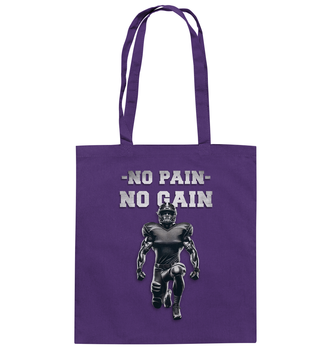 No Pain No Gain Metal  - Baumwolltasche