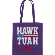 Hawk Tuah White - Cotton Bag