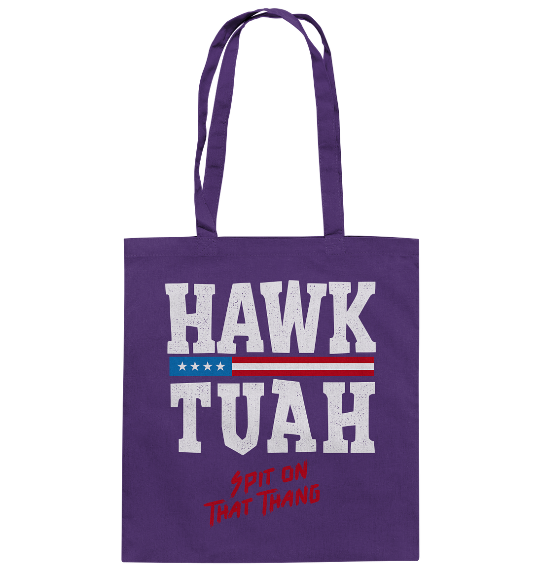 Hawk Tuah White - Cotton Bag