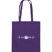 Football Heartbeat - Cotton Bag