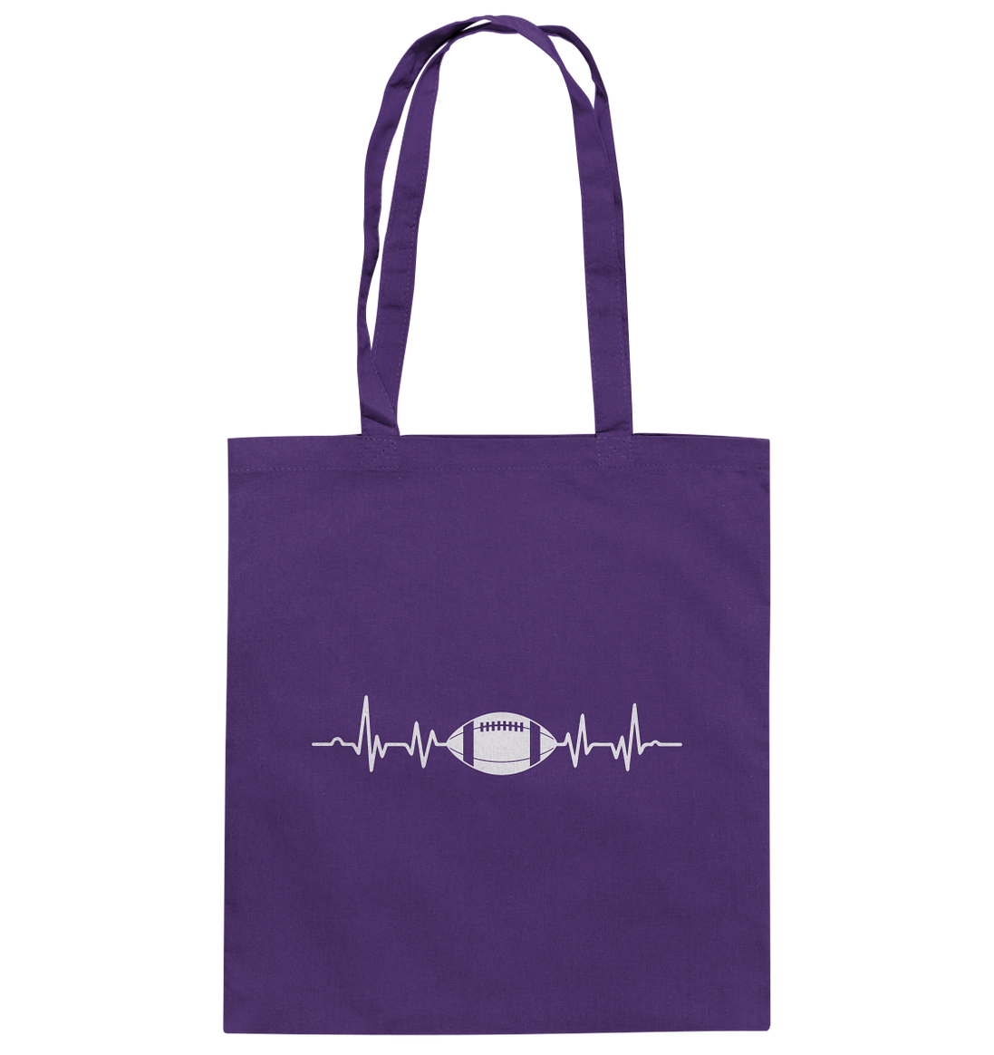 Football Heartbeat - Cotton Bag