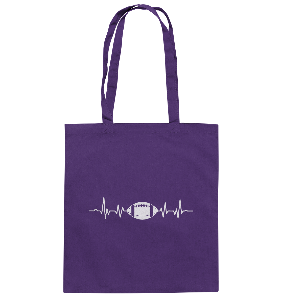 Football Heartbeat - Cotton Bag