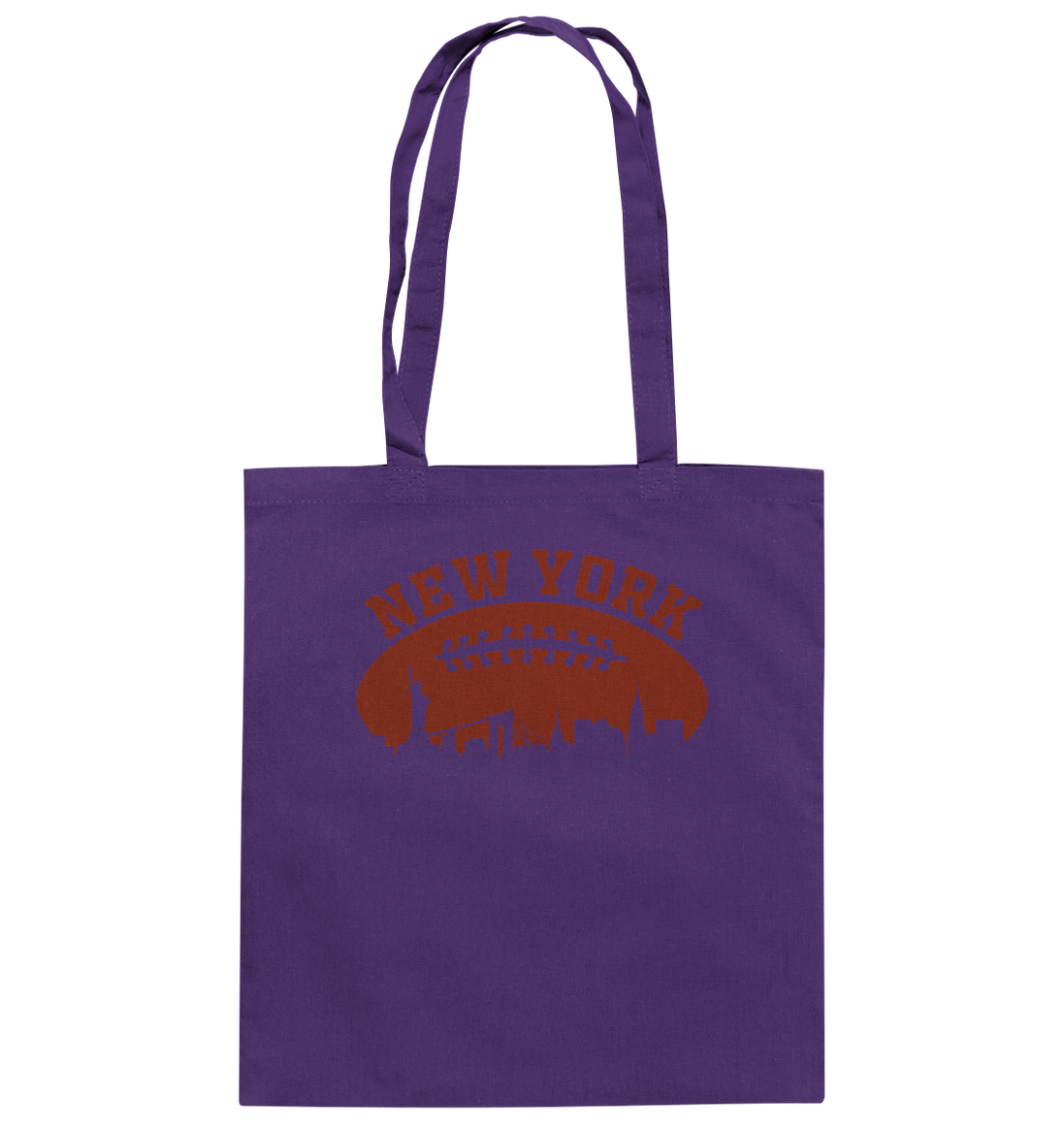 New York Football Silhoutte  - Baumwolltasche